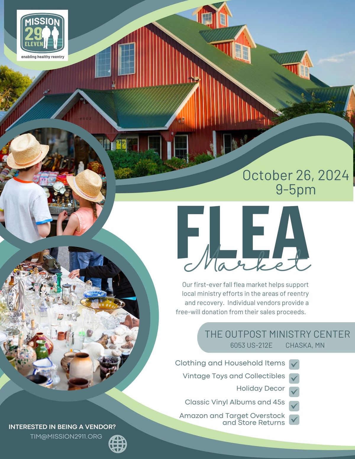 Flea Market Benefitting Local Ministries