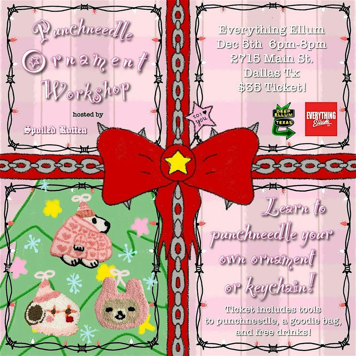 Rug Tufting Ornament Workshop