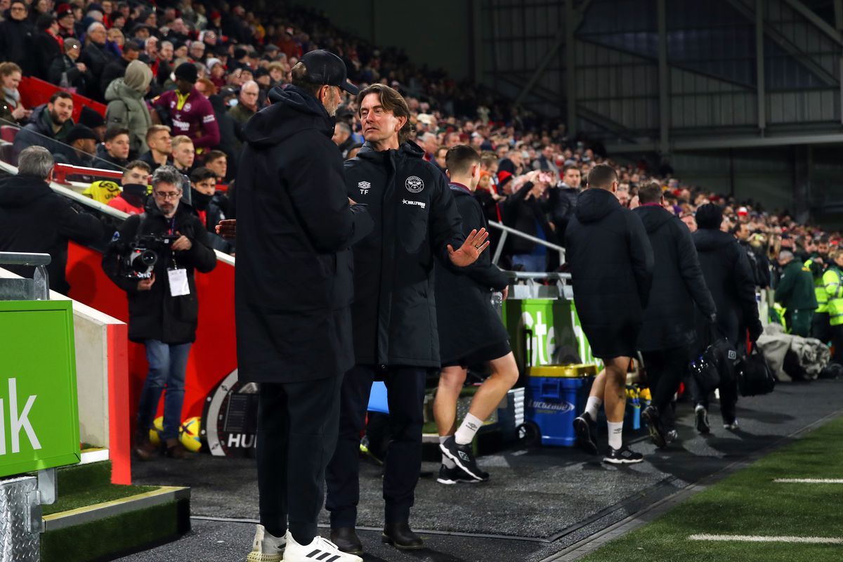 Liverpool FC vs Brentford FC at Anfield Stadium
