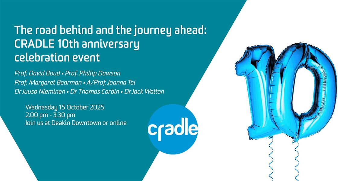 The road behind and the journey ahead: CRADLE 10th anniversary celebration