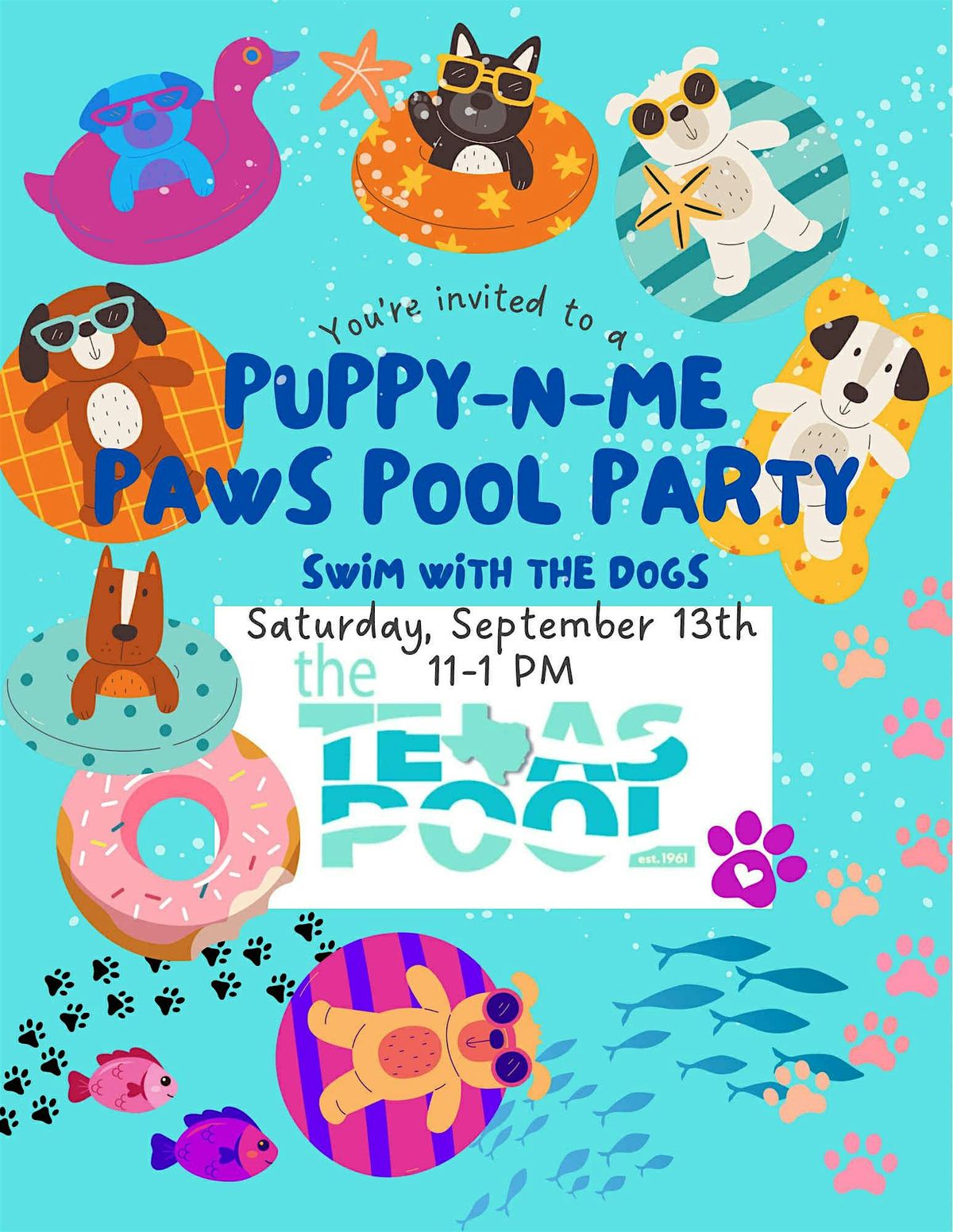 Puppy-N-Me Paws Pool Party