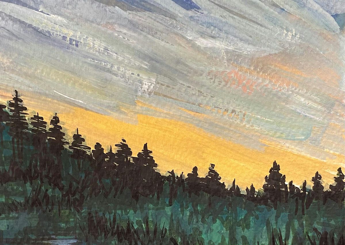 Paint Night - Spooky Landscape