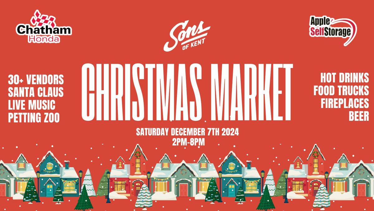 Christmas Market - Sponsored by Chatham Honda & Apple Self Storage