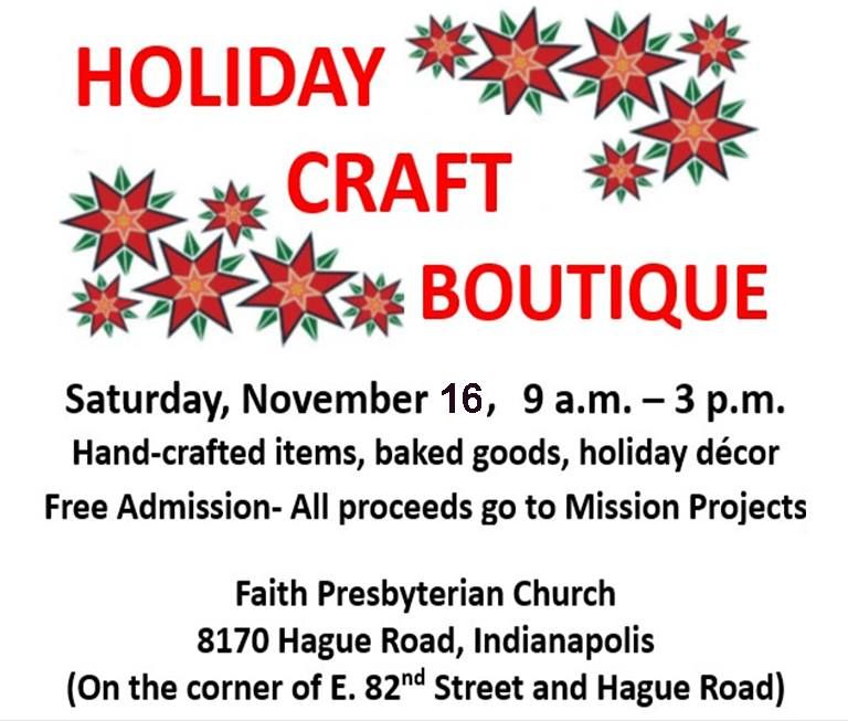 Holiday Craft Boutique