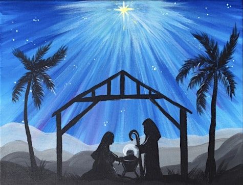 Nativity Scene Event Night