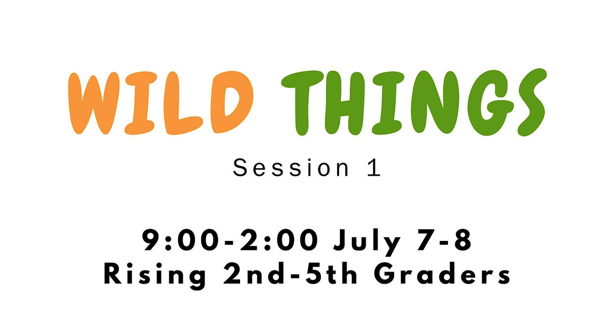 Wild Things Summer Camp Session 1