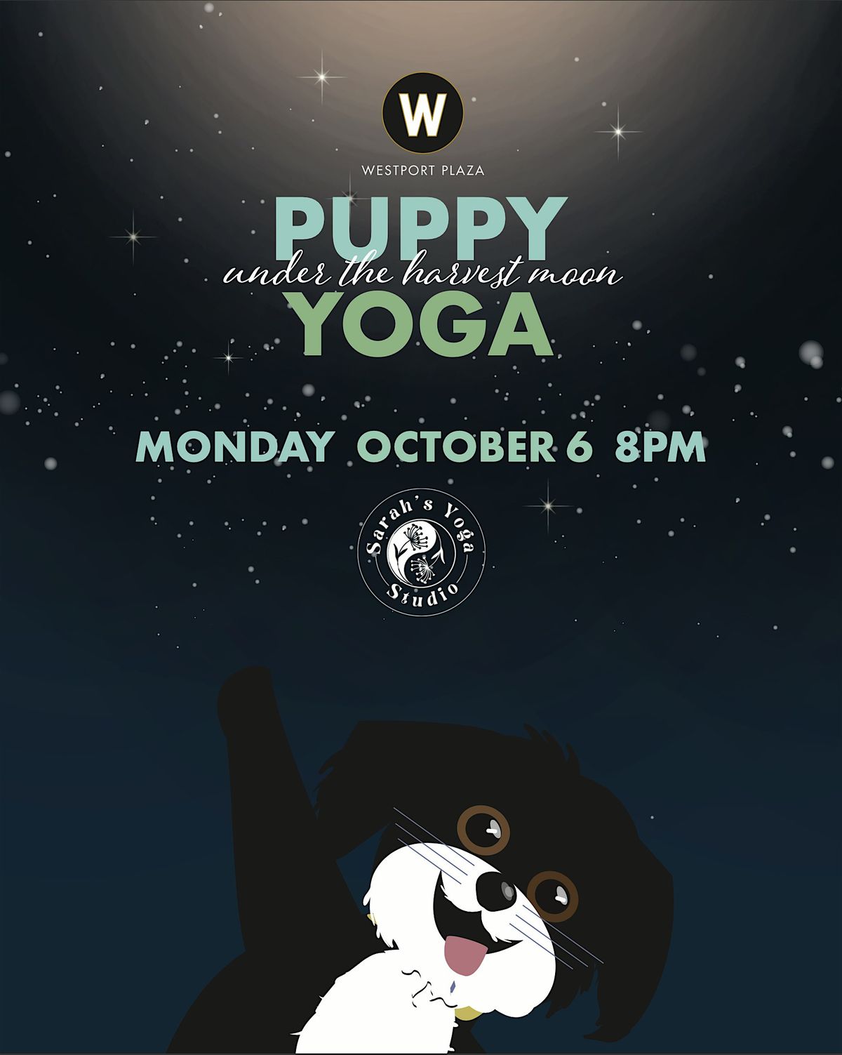 Puppy Yoga Under the Harvest Moon