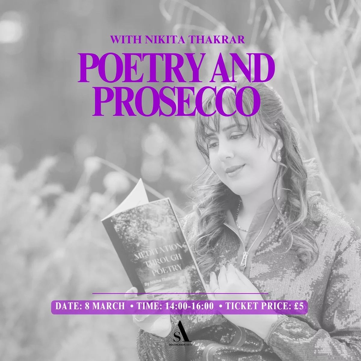 Poetry & Prosecco afternoon in West Drayton