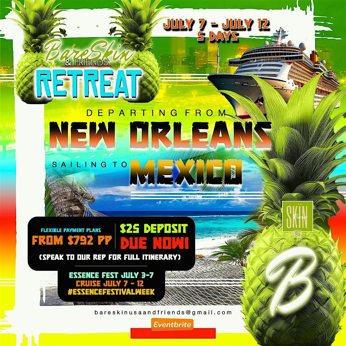 BareSkin USA & Friends Retreat 2025 - Cruise