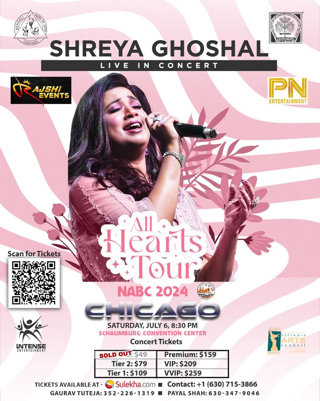 Shreya Ghoshal Live in Concert Chicago