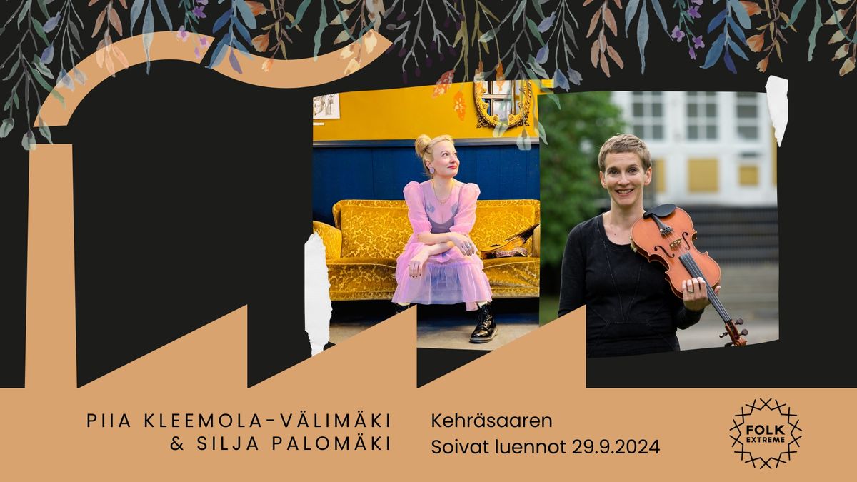 Tampereen p\u00e4iv\u00e4: Soiva luento | Piia Kleemola-V\u00e4lim\u00e4ki & Silja Palom\u00e4ki