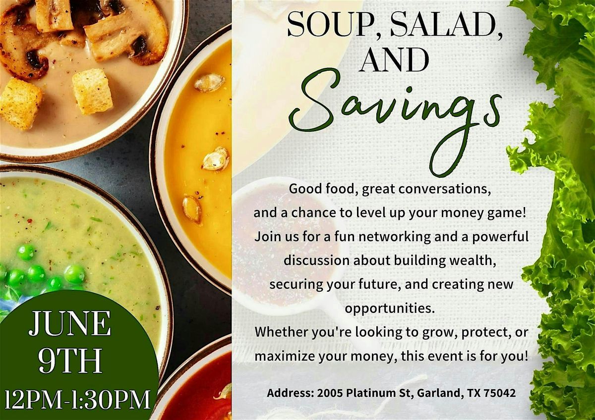 Soup, Salad & Savings Networking Mixer