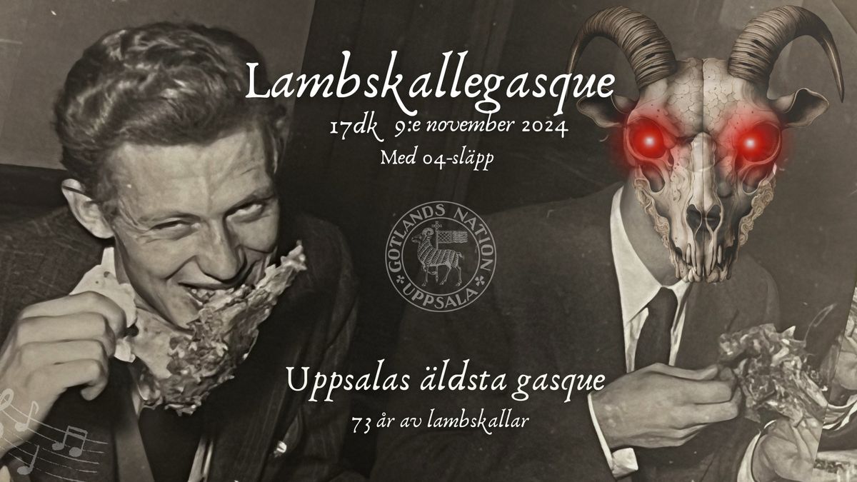 Lambskallegasque med efterf\u00f6ljande 04-sl\u00e4pp - SLUTS\u00c5LD