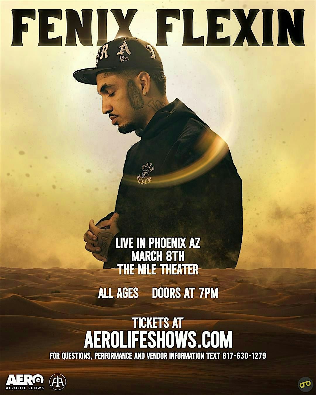 MARCH 8th: FENIX FLEXIN Live in Phoenix, AZ