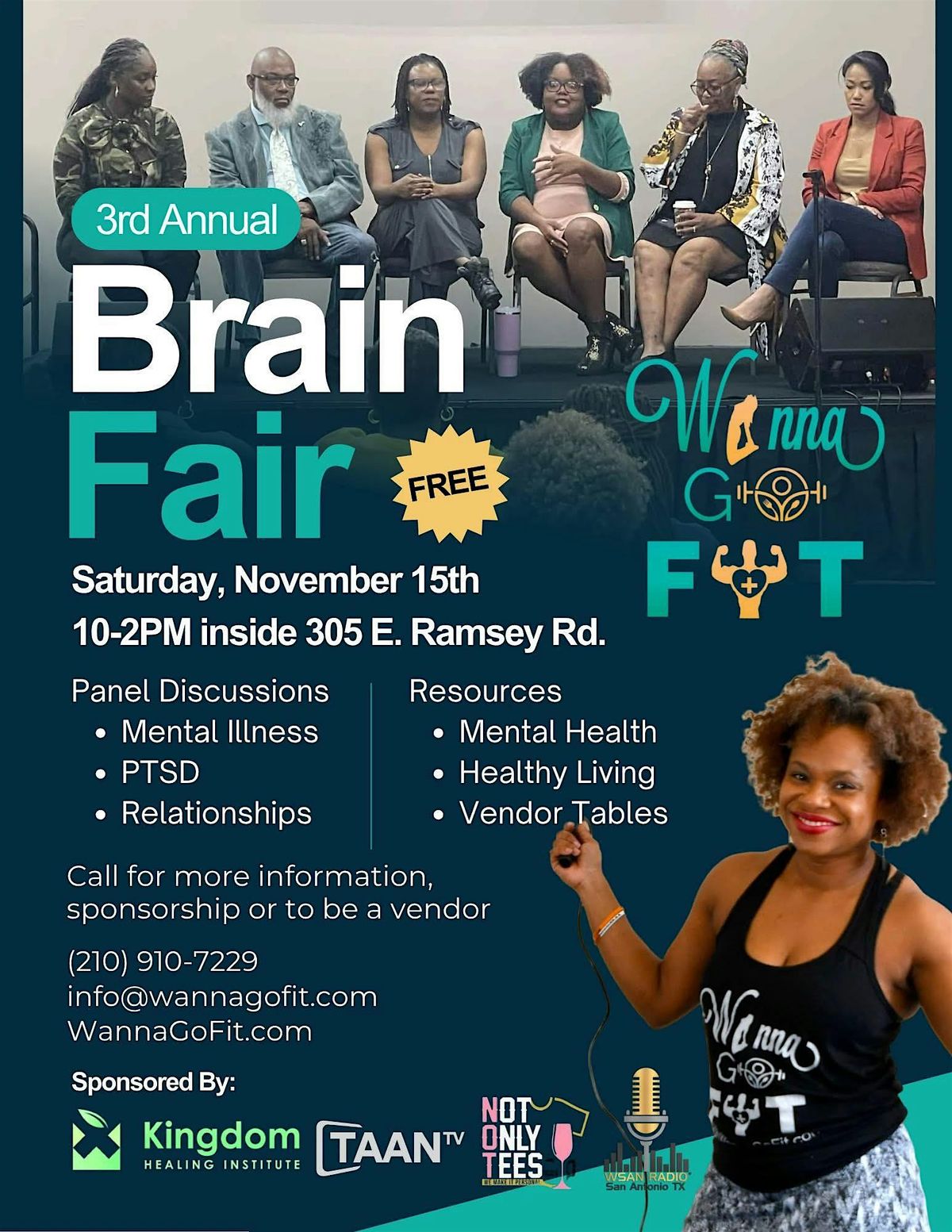 3rd Annual Wanna Go Fit Brain Health Fair