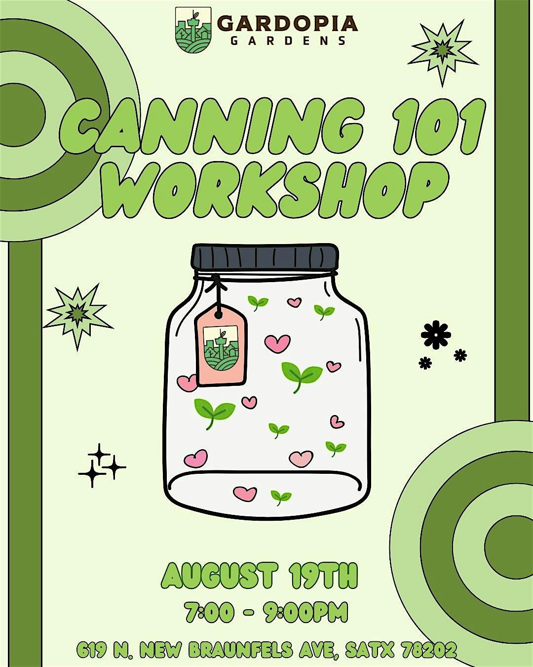 Canning 101 Workshop
