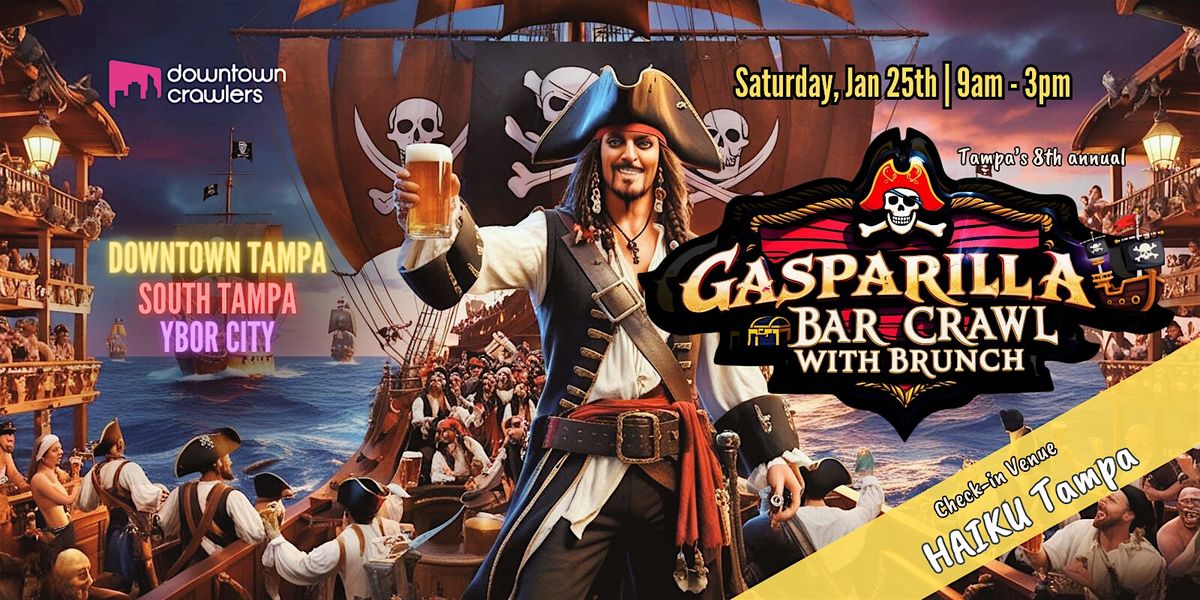 8th Annual Gasparilla Bar Crawl, Brunch & VIP Party - Tampa (Haiku)