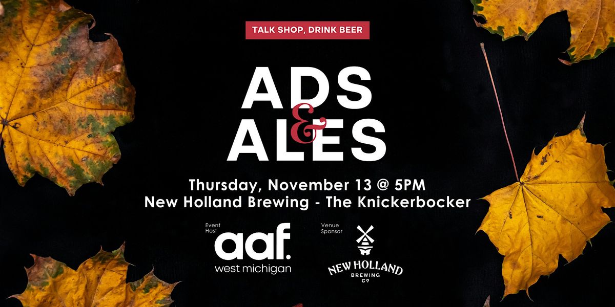 American Advertising Federation West Michigan - Ads & Ales - November 2025