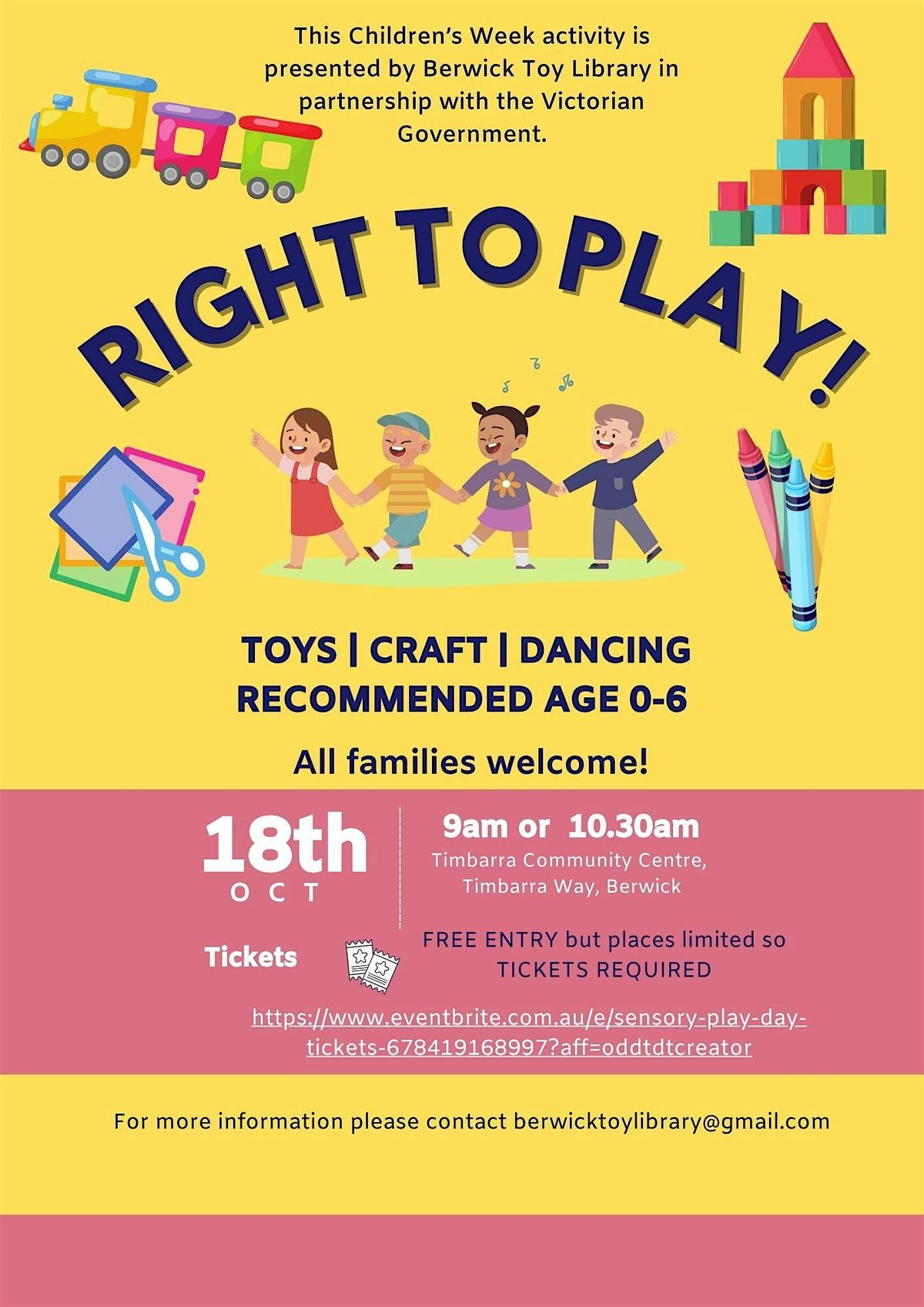Children's Week with Berwick Toy Library