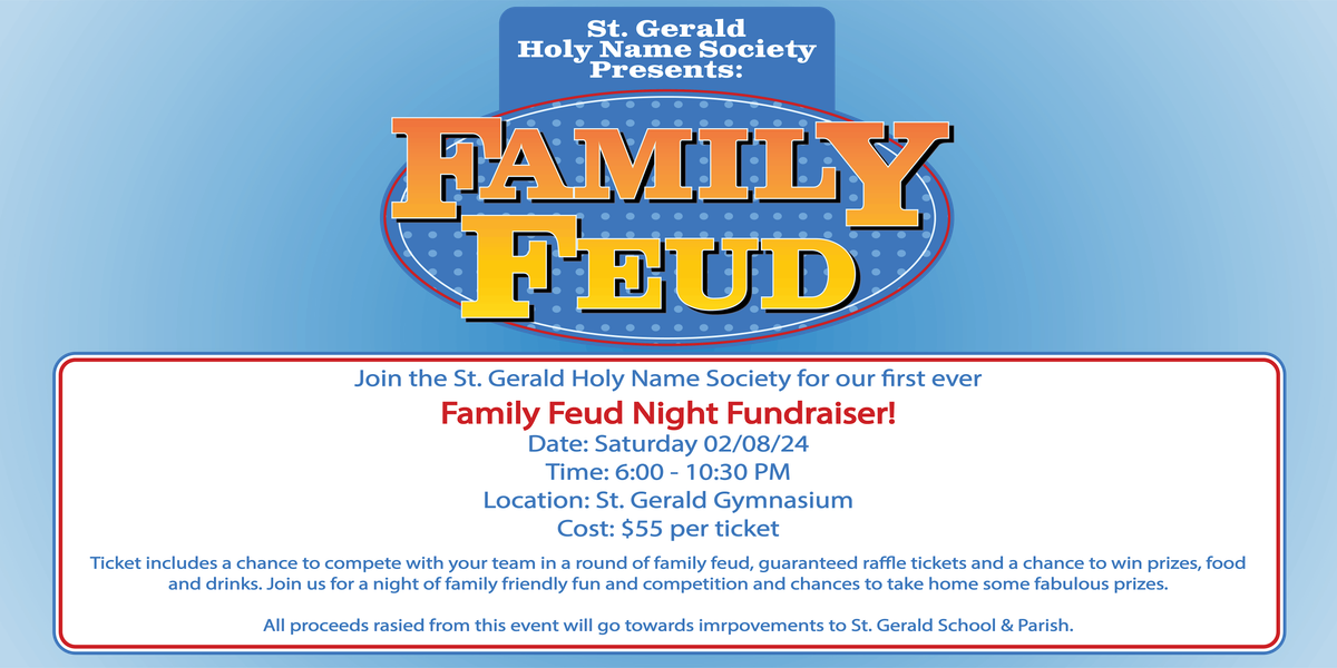 St. Gerald Family Feud Night