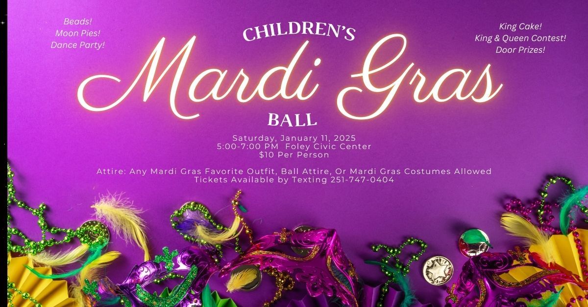 3rd Annual Children's Mardi Gras Ball