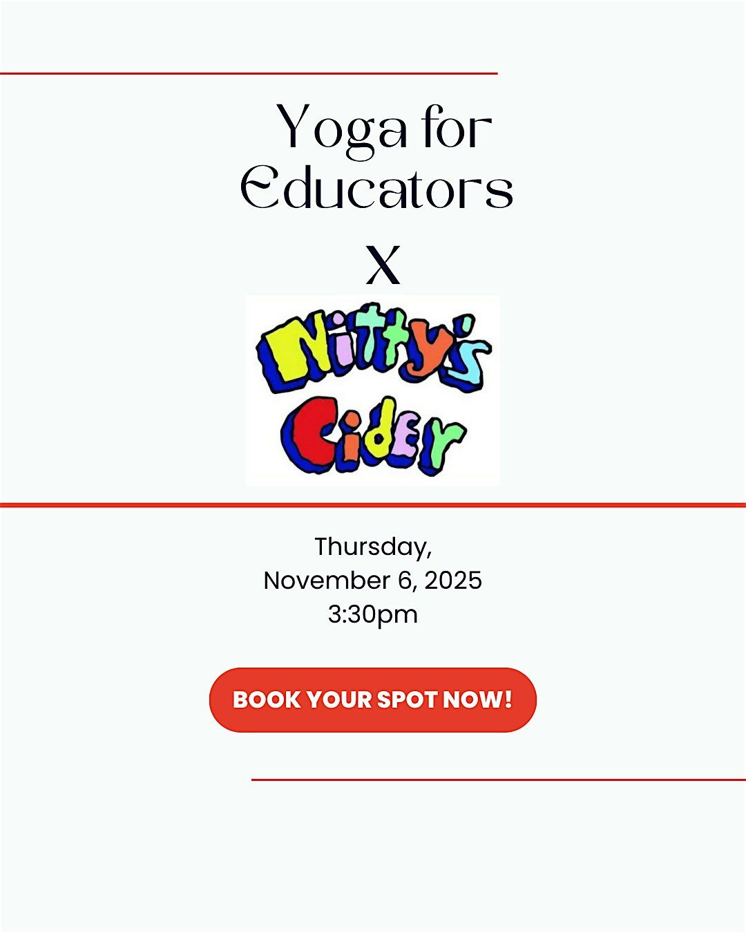 Yoga for Educators in the Cider House