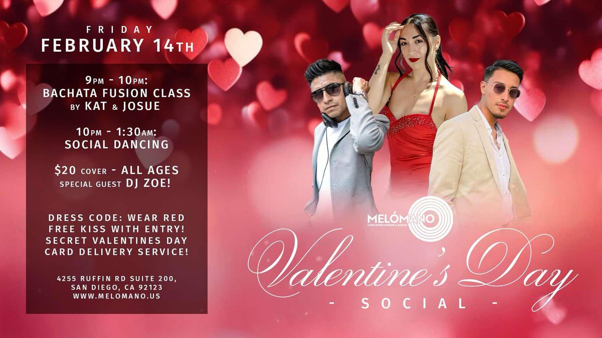 The Mel\u00f3mano Valentine's Day Social! 2\/14!