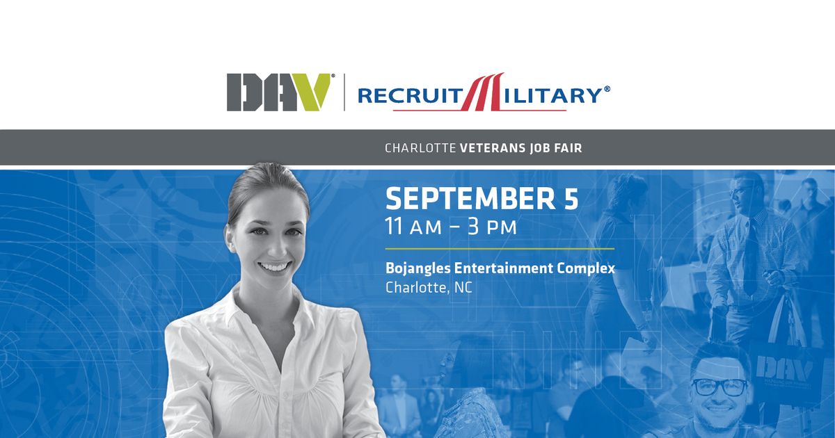 DAV | RecruitMilitary Charlotte Veterans Job Fair