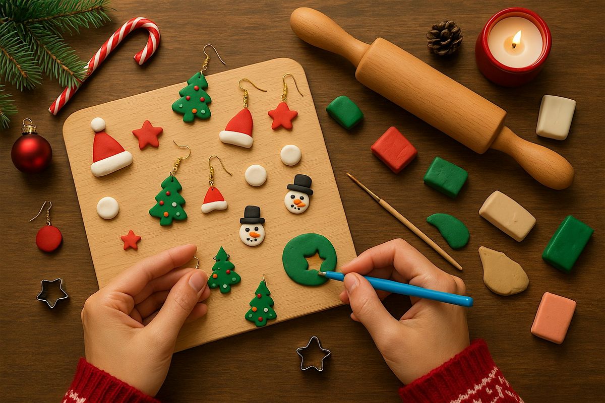 The Potter & The Clay Holiday Earring Making Workshop at Evans Farms