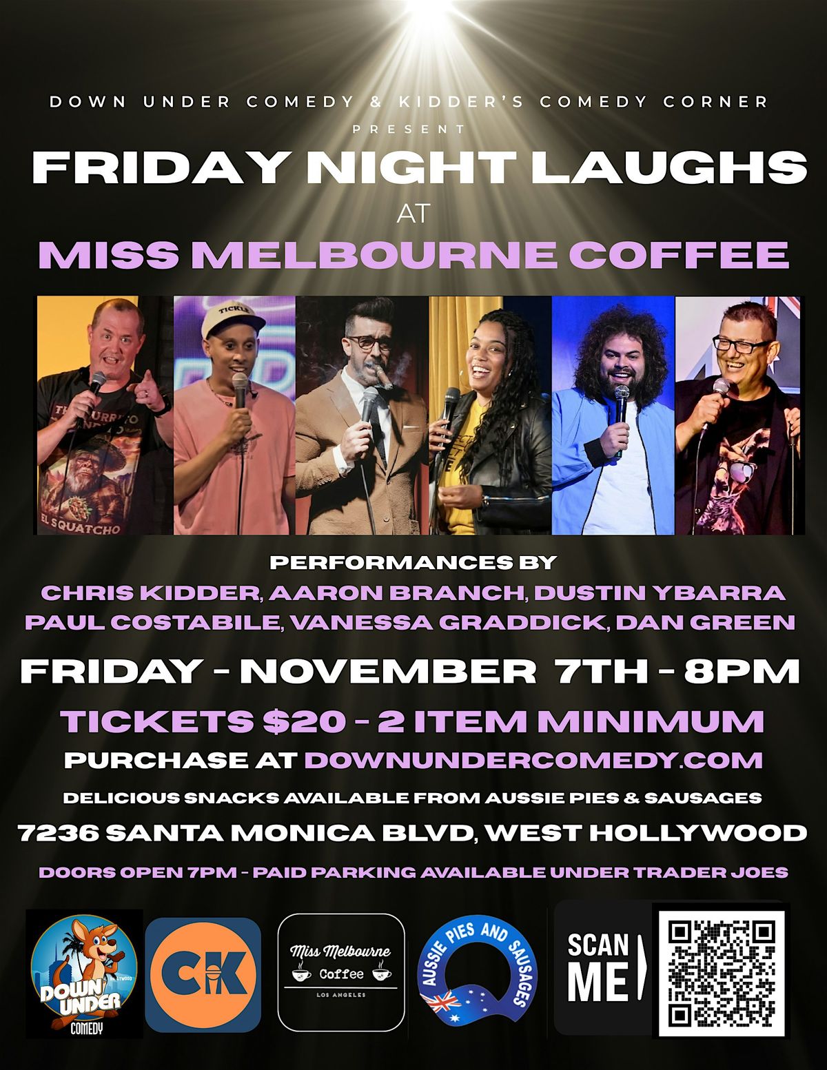 Friday Night Laughs at Miss Melbourne Coffee!