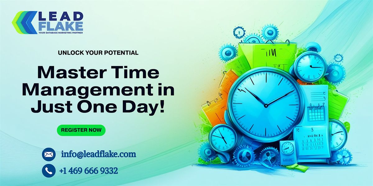 Effective Time Management Skills 1 Day Workshop in Trondheim