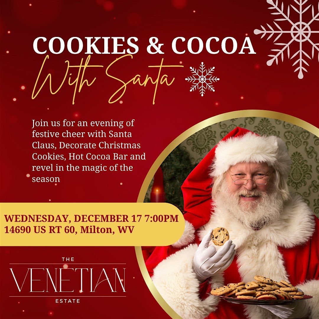 Christmas Cookies, Cocoa & Santa too!