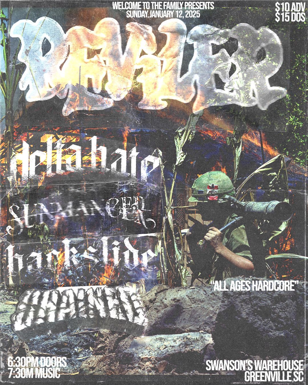 Reviler w\/ Delta Hate, Sunmancer, Backslide and Chained!