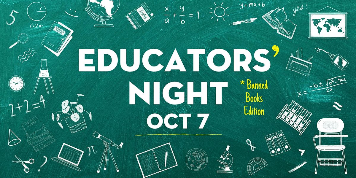 Educators' Night: Banned Books Edition