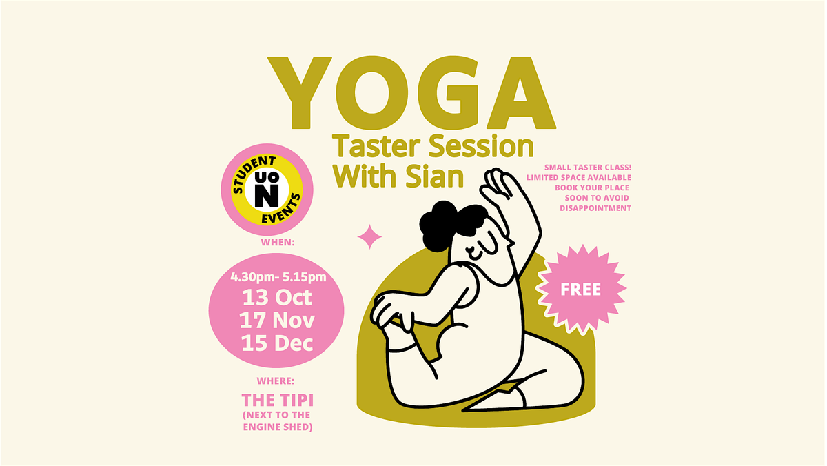 Yoga Taster Session with Sian