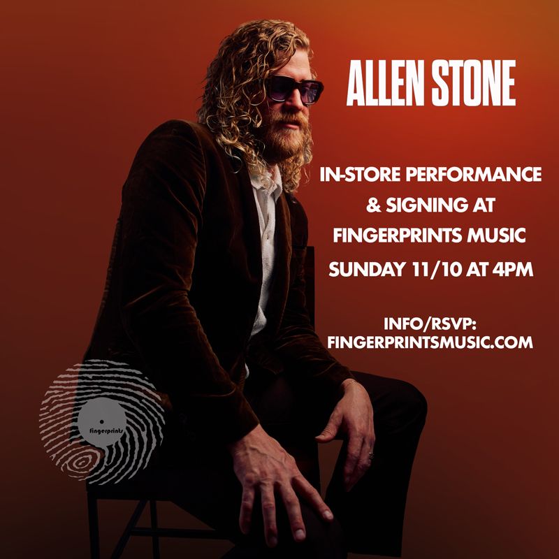 Allen Stone Live In-Store Performance and Signing