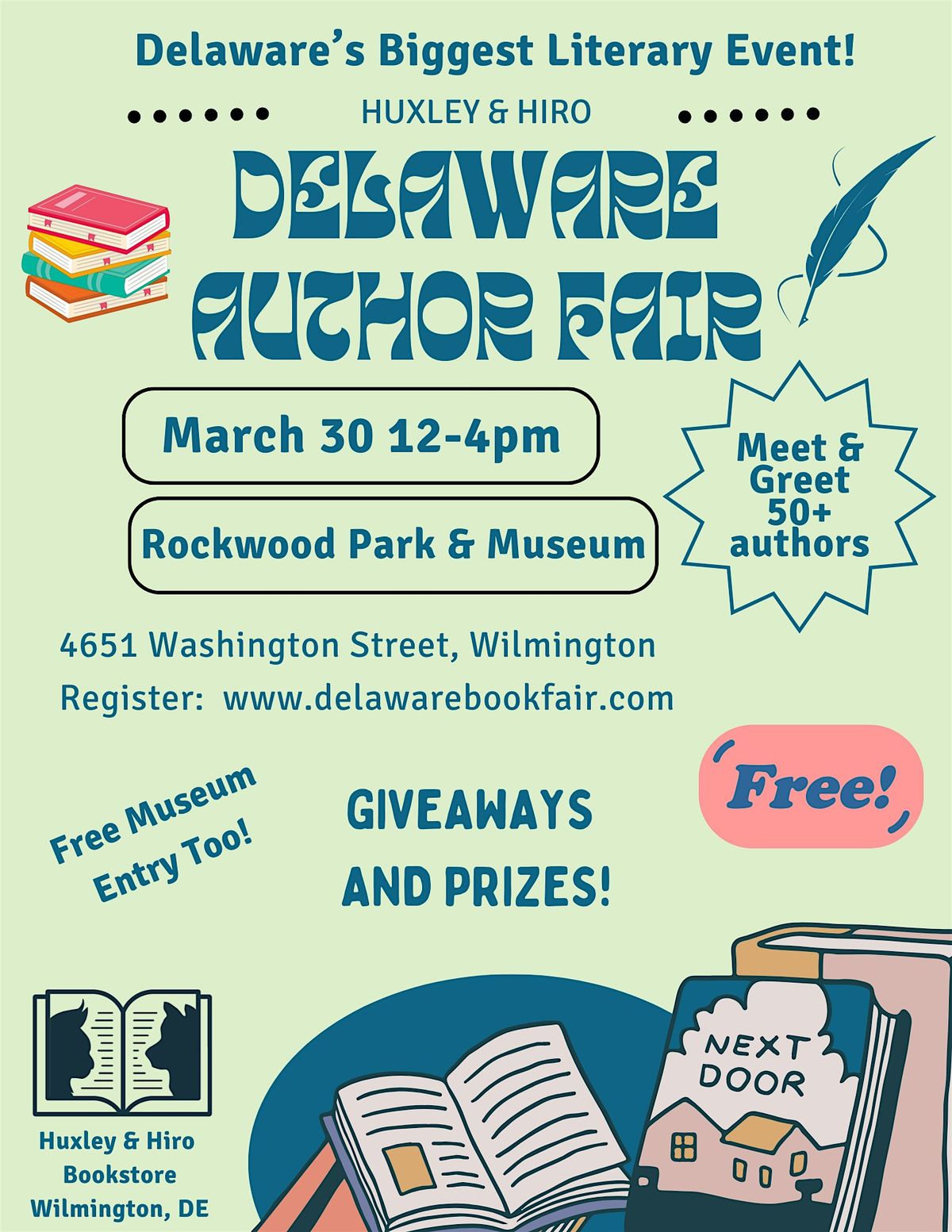 Spring 2025 Delaware Author Fair