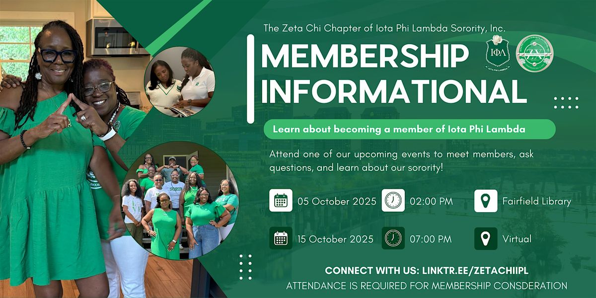 Iota Phi Lambda Sorority, Inc. Zeta Chi Chapter Interest Meeting