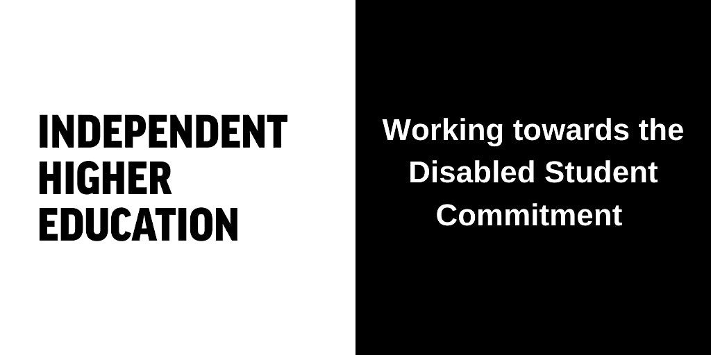 Working towards the Disabled Student Commitment