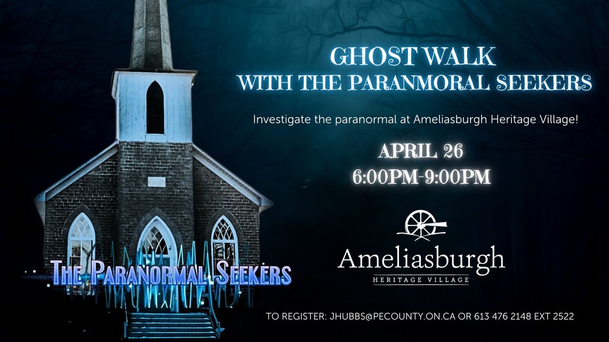 Ghost Walk with the Paranormal Seekers 