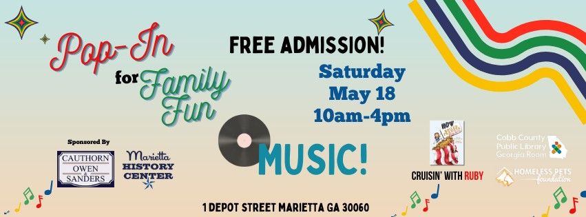 Pop- In For Family Fun: Music!