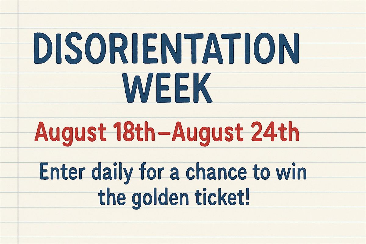 Disorientation Week Day 4 - Country Takeover