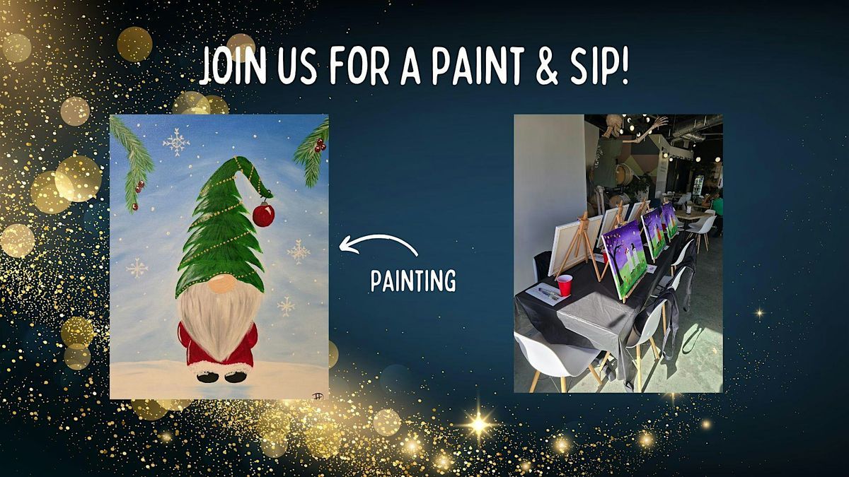 Paint & Sip - Christmas Tree Gnome