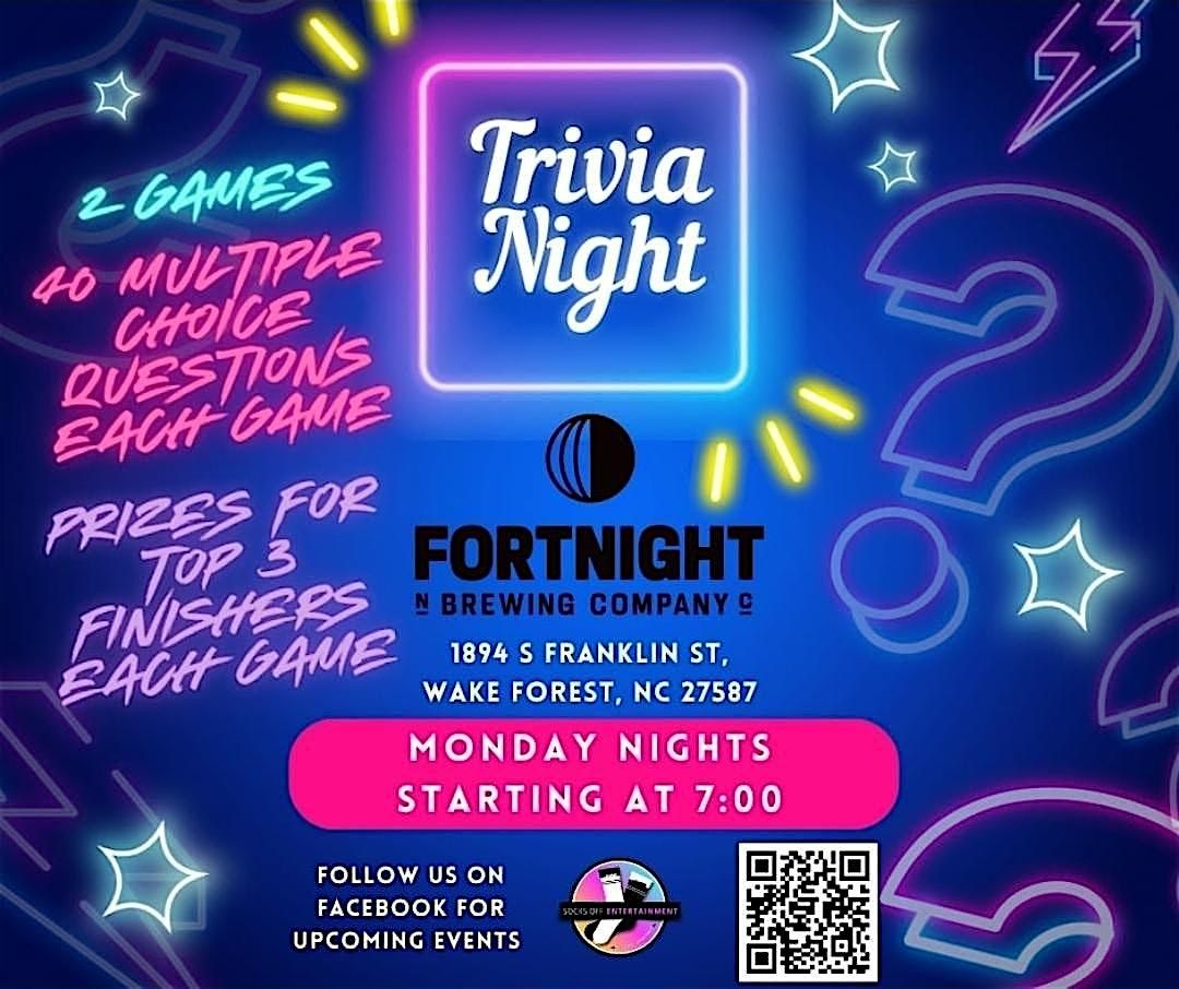 Trivia at Fortnight Brewing Company