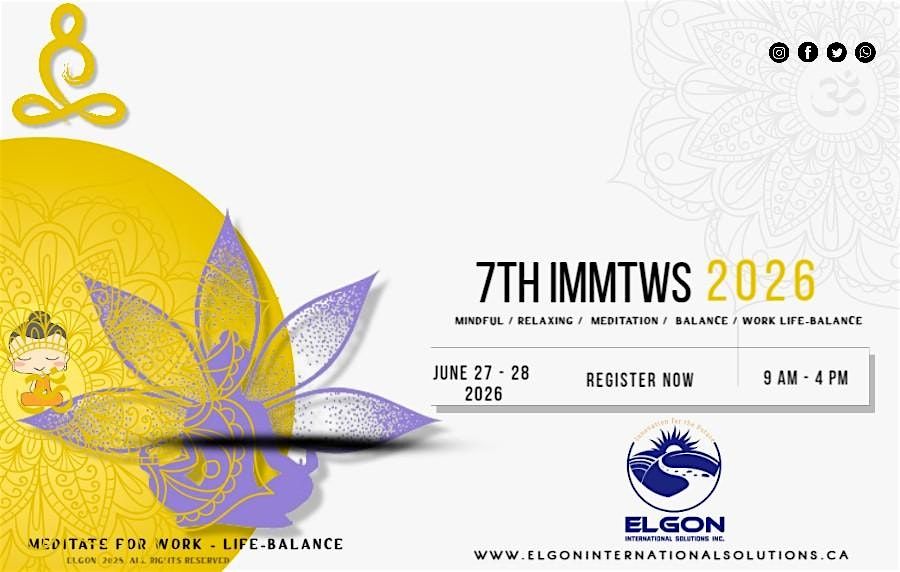 International Mindfulness Meditation Training for Work Life Balance
