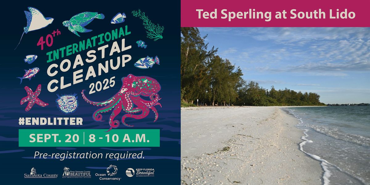 Ted Sperling @ South Lido Beach: International Coastal Cleanup
