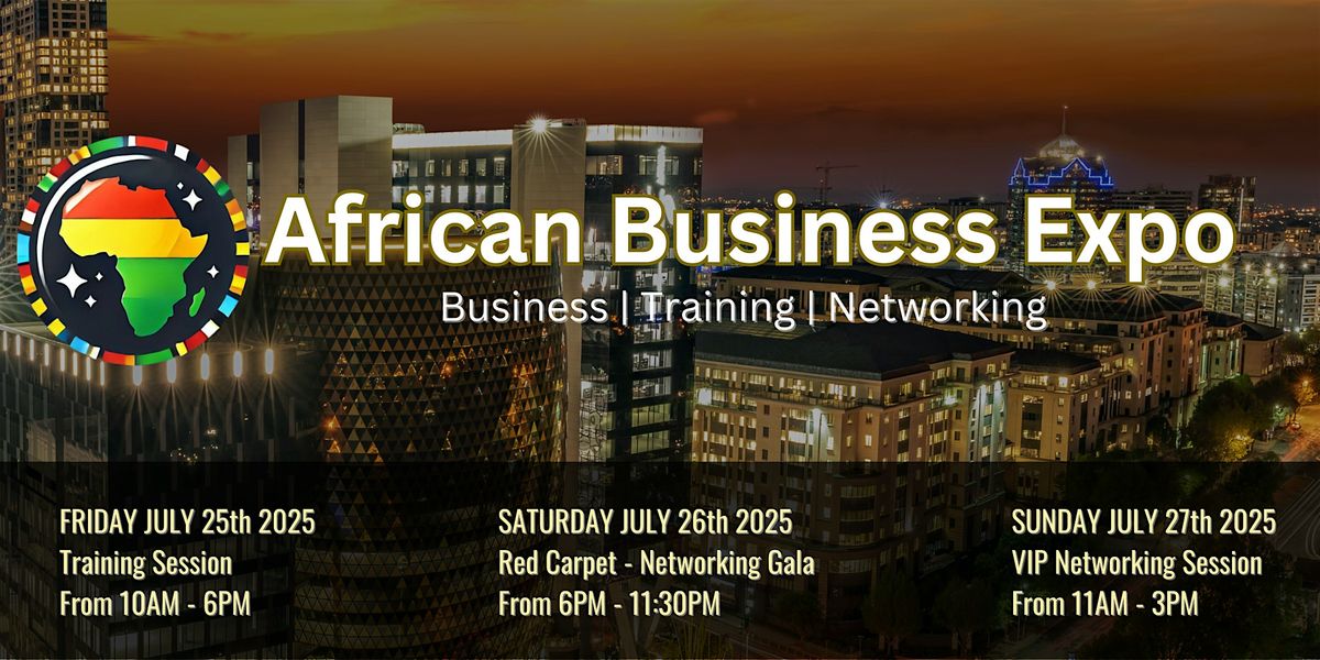 African Business Expo ( Training And Networking Event)