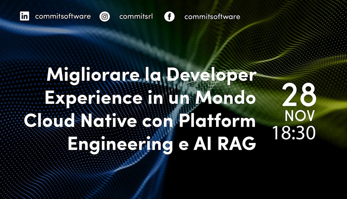 Migliorare la Developer Experience in un Mondo Cloud Native