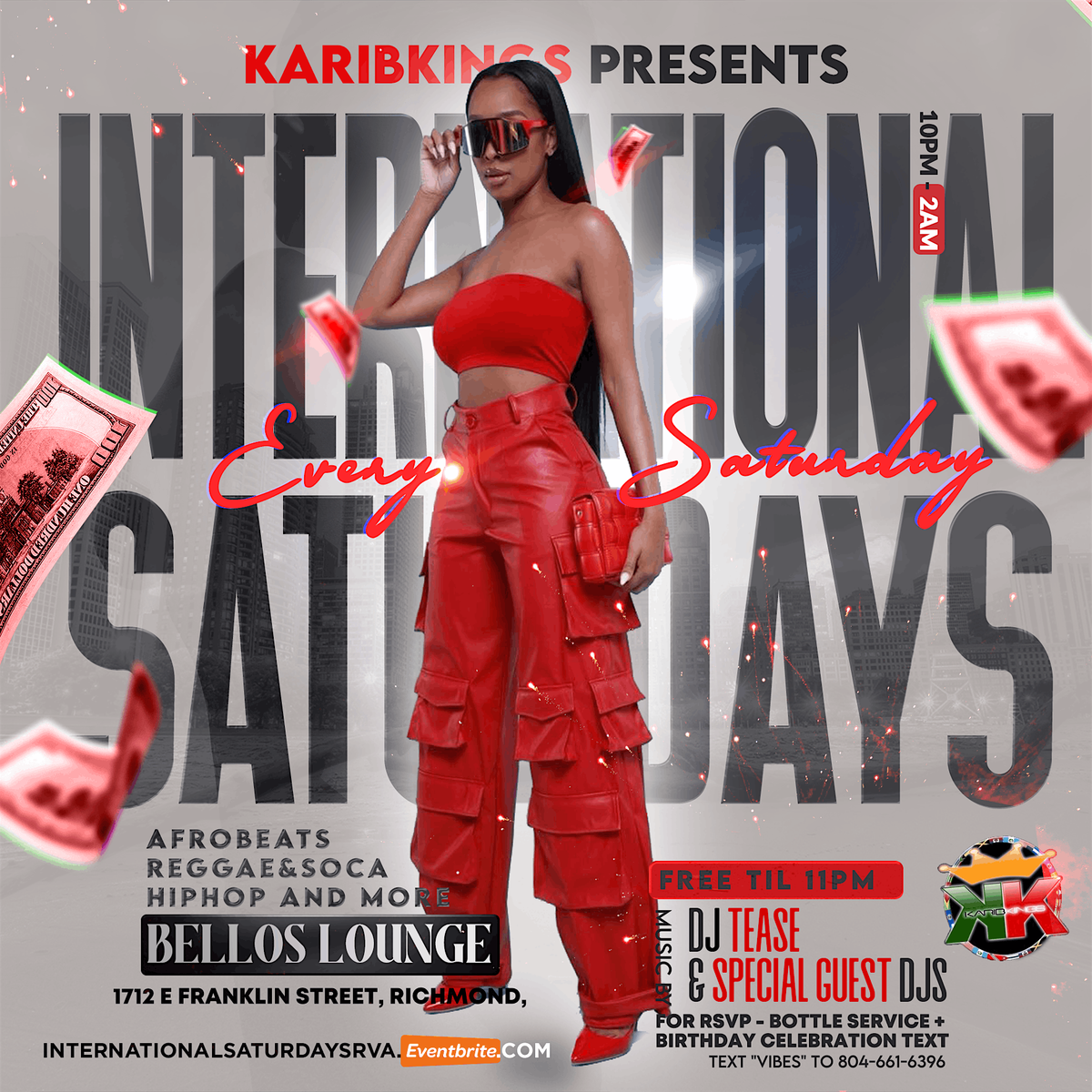 INTERNATIONAL SATURDAYS AT BELLOS