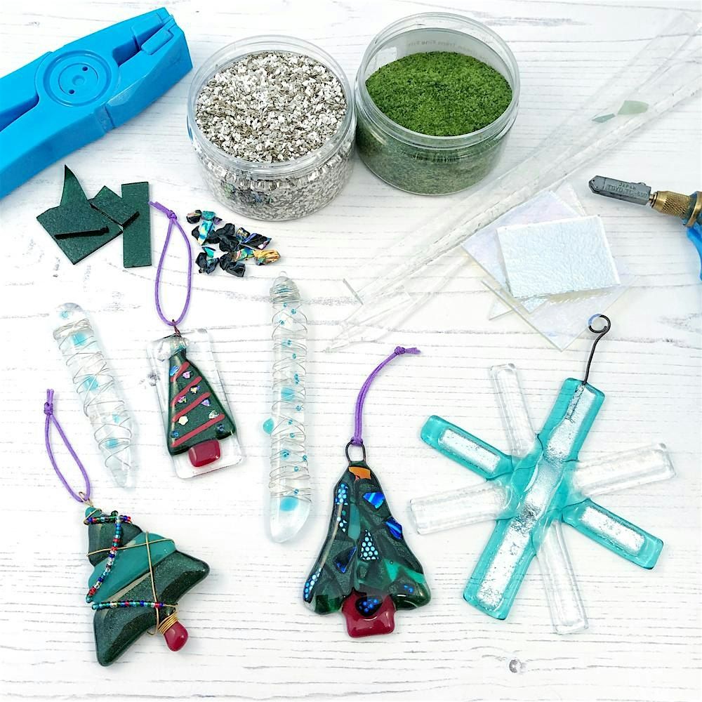 Fused Glass Festive Decorations